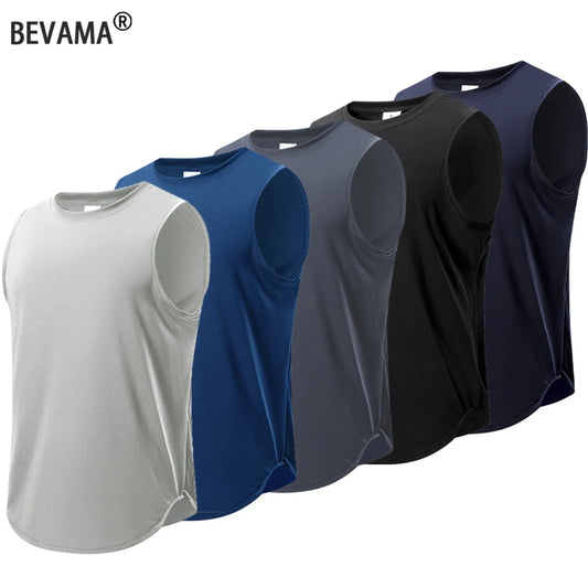 Men’s Quick-Dry Fitness Tank Top – Sleeveless Gym & Running Vest