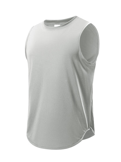 Men’s Quick-Dry Fitness Tank Top – Sleeveless Gym & Running Vest