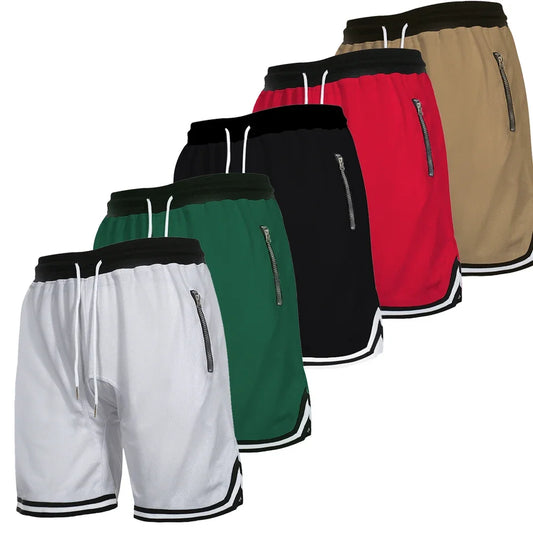 Men’s Mesh Basketball Shorts – Quick-Dry Breathable Gym & Fitness Shorts for Running, Training & Casual Sportswear