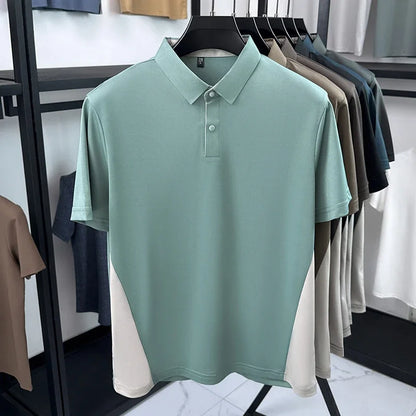 Men’s Short Sleeve Polo Shirt – Breathable, Moisture-Wicking, Golf & Casual Wear