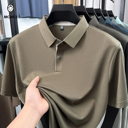 Men’s Short Sleeve Polo Shirt – Breathable, Moisture-Wicking, Golf & Casual Wear