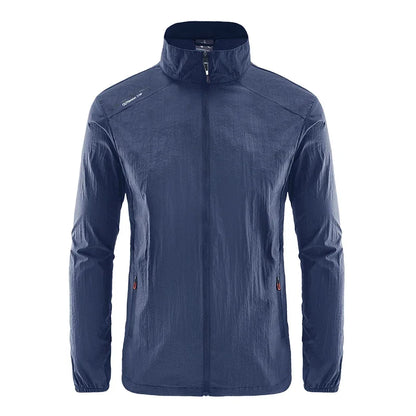Men’s Ultra-Light Windbreaker Jacket – UV Sun Protection Coat for Travel, Camping, Cycling, Fishing & Hiking Wear