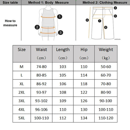 Men’s Tactical Cargo Pants – Cotton, Elastic Waist, Loose Fit, Multi-Pocket